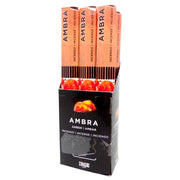 6 CONFEZIONI CIN INCENSO AMBER 20 STICK