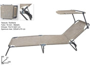 LETTINO TEXTILENE CON PARASOLE TUBO 18MM BEIGE W0012-5T/BEIG