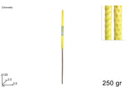 TORCIA AL PROFUMO DI CITRONELLA 250 GR 120 CM 2 ASSORTIMENTI