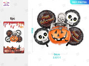SET DI PALLONCINI DI ALLUMINIO DI HALLOWEEN 5PC