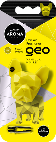 AROMA CAR GEO DOGS-VANILLA NOIRE