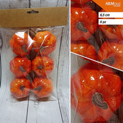 ZUCCHE POLISTIROLO 6 PZ.6,5 CM.ARANCIO