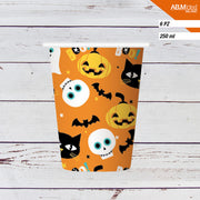 BICCHIERI HALLOWEEN 3  CARTA 6 PZ.210GSM 250ML