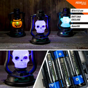 LANTERNA HALLOWEEN LED CM.7X11,5 BATT.3XLR44 NON INCLUSE