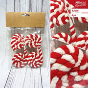 GIRELLE CANDY 4 PZ.BIANCO/ROSSO CM.4,5