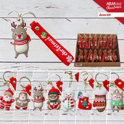 PORTACHIAVI NATALE ASSORTITO