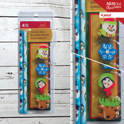 SET 4 MATITE CON GOMME NATALE