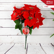 STELLA DI NATALE ARTIFICIALE 7 FIORI