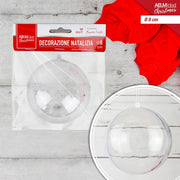 SFERA TRASPARENTE DIAM.8 CM