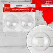 SFERA TRASPARENTE DIAM.6 CM PEZZI 2