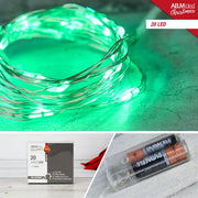 FILO 20 LED WATER VERDE MT.2 CM.30 BATT.2XAA