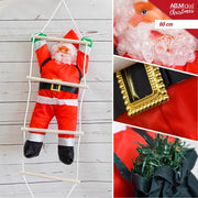 BABBO NATALE CM.60 SU SCALA