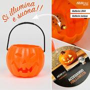 CESTO ZUCCA HALLOWEEN CON LUCE BATT.LR44 INCLUSE