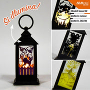 LANTERNA HALLOWEEN CON LUCE BATT.3XLR1130 INCLUSE
