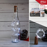 BOTTLE 20 LED 2M CM.6X4X9 BATT.3XLR44 INCLUSE