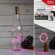 BOTTLE 20 LED 2M CM.6X4X9 BATT.3XLR44 INCLUSE