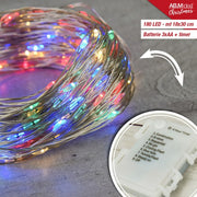 LUCI COPPER LED BATTERIA C/GIOCHI E TIMER