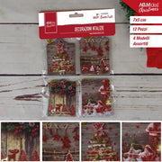 MINI BIGLIETTINI AUGURI 12 PZ. CM.7X5