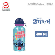 STITCH PALMS BORRACCIA IN ALLUMINIO 400ML SILVER