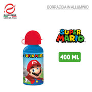 SUPER MARIO BORRACCIA IN ALLUMINIO 400ML SILVER