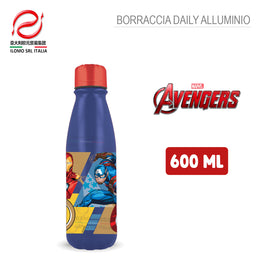 AVENGERS SEVEN WONDERS BORRACCIA IN ALLUMINIO 600ML DAILY