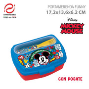 MICKEY TRUE CHAMPIONS FUNNY PORTAMERENDA CON POSATE