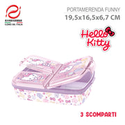 HELLO KITTY FUNNY PORTAMERENDA MULTISCOMPARTO