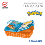 POKEMON FUNNY PORTAMERENDA MULTISCOMPARTO