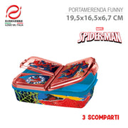 SPIDERMAN MOVING TARGET FUNNY PORTAMERENDA MULTISCOMPARTO