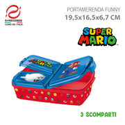 SUPER MARIO FUNNY PORTAMERENDA MULTISCOMPARTO
