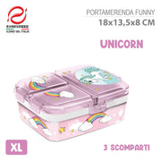 UNICORN RANGE FUNNY PORTAMERENDA MULTISCOMPARTO XL