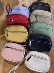 Mini borsa extra compatta in ecopelle – 9 colori disponibili