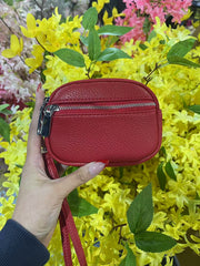 Mini borsa extra compatta in ecopelle – 9 colori disponibili