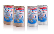 BOBINA EDILIZIA LDPE 2 X 20 MT 80 MY AMBRA  CON ETICHETTA