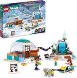 LEGO Friends Vacanza in Igloo con Tenda da Campeggio, 2 Cani da Slitta, Mini Bamboline e Accessor 41760
