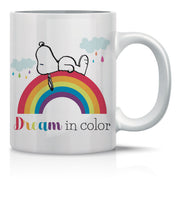 TAZZA SNOOPY DREAM IN COLOR