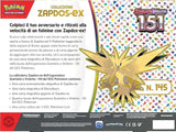 Pokemon Scarlatto e Violetto 151 Collezione Zapdos Ex ITA