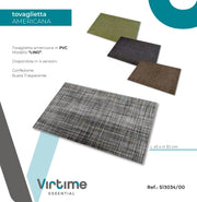 TOVAGLIETTA AMERICANA PVC 45X30CM 