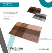 TOVAGLIETTA AMERICANA PVC 45X30CM