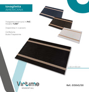 TOVAGLIETTA AMERICANA PVC 45X30CM 