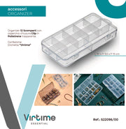 ORG-601 ORGANIZER C/COP. 12 SCOMP. 15.X25.9X3.4 CM