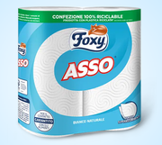 FOXY ASSO BIANCO NATURALE MAXI ROTOLO 2 VELI - 28 Rotolli