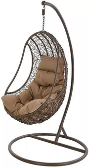 Sedia Dondolo Poltrona Pensile in Rattan