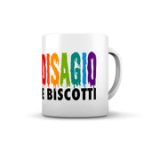 TAZZA DISAGIO E BISCOTTI
