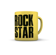 TAZZA GIALLA ROCK STAR
