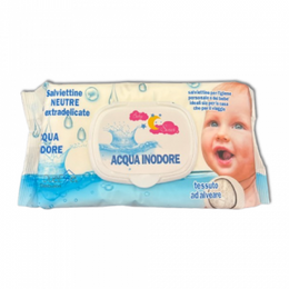 SALVIETTINE DETERGENTI 72PZ 42GR ACQUA PURA X 5 PEZZI