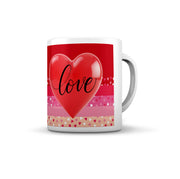 TAZZA LOVE CUORE ROSSO