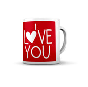 TAZZA LOVE SCRITTA I LOVE YOU