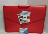 Polionda valigetta cm. 27 x 38 x 10 con soffietto e tracolla removibile tintaunita