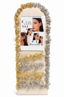 Orecchino Ear Cuff con Zirconi Cubici